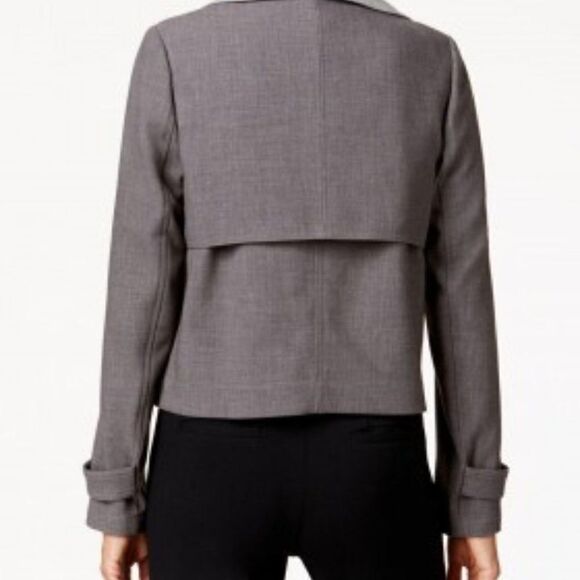 NEW ✨ Tommy Hilfiger Open Front Jacket Grey - Picture 4 of 10